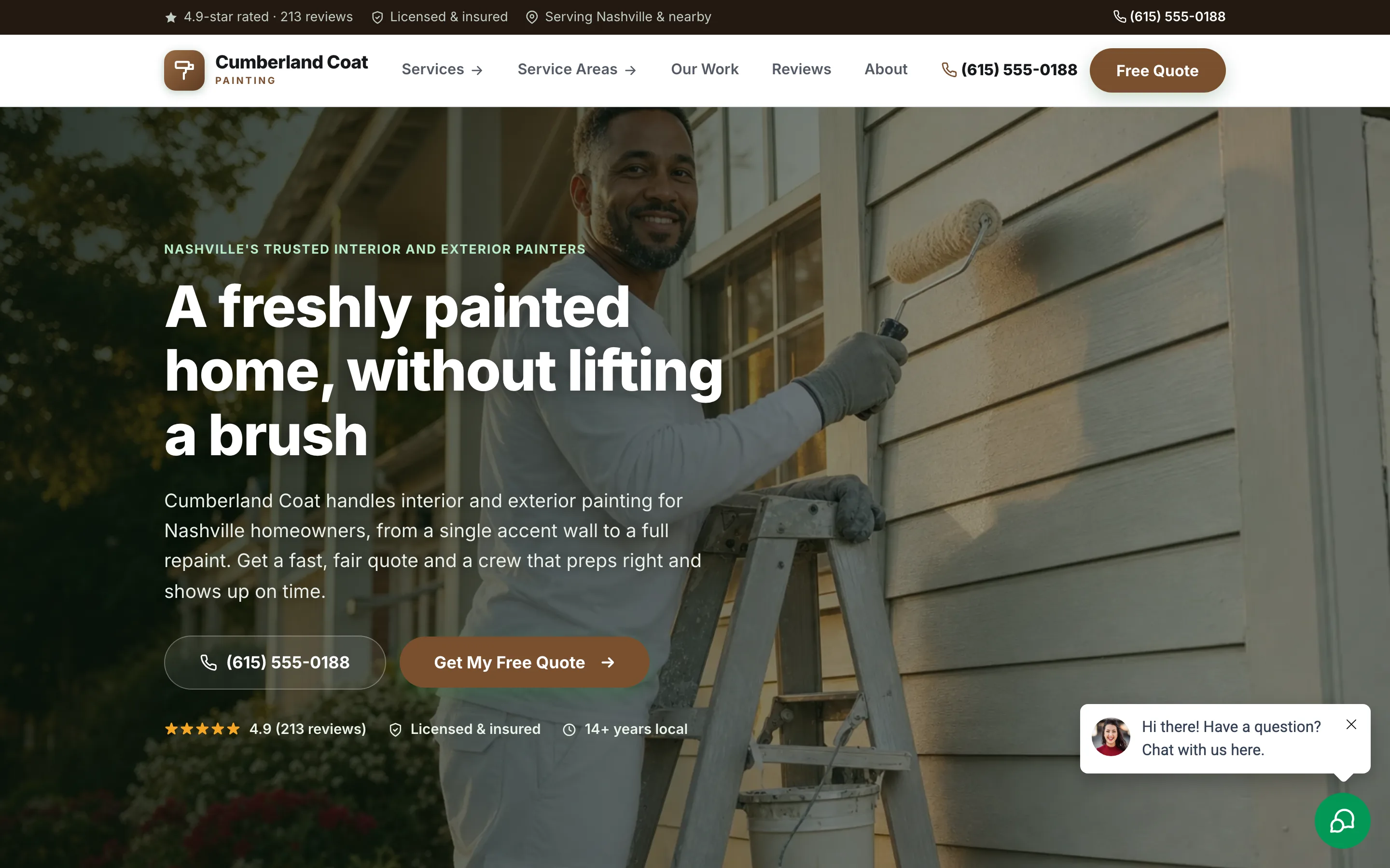 Painting demo website build
